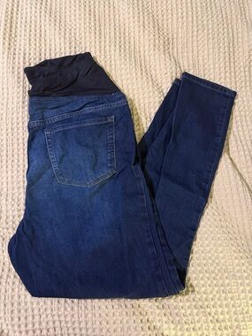 Isabel Maternity by Ingrid & Isabel Dark Blue High-Rise Maternity Jeans